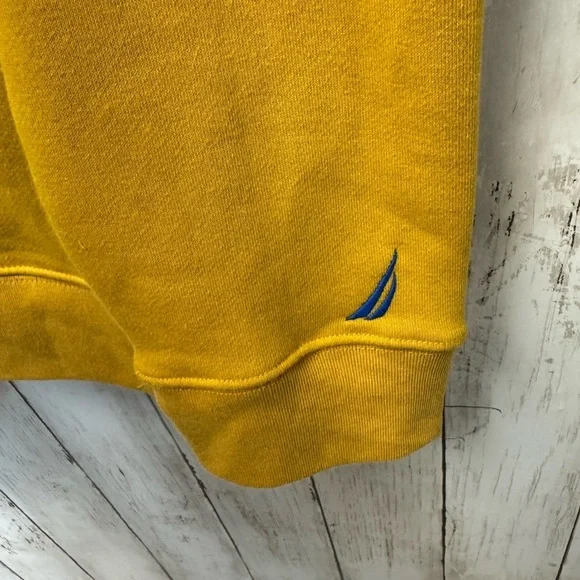 Nautica Yellow Sailing Hoodie for Men size Large - Picture 9 of 9